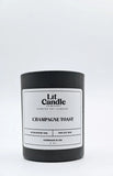 Champagne Toast 8oz soy candle in black jar