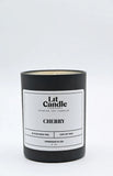 Cherry 8oz soy candle in black jar