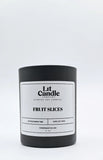 Fruit Slices 8oz soy candle in black jar