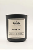 Black Tie 14oz soy candle in black jar