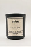Caramel Apple 14oz soy candle in black jar