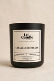 Caramel Cheesecake 14oz soy candle in black jar