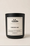 Cheesecake 14oz soy candle in black jar