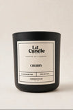 Cherry 14oz soy candle in black jar