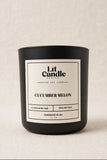 Cucumber Melon 14oz soy candle in black jar