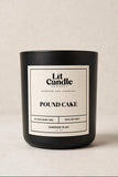 Pound Cake 14oz soy candle in black jar