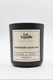 Strawberry Cheesecake 14oz soy candle in black jar